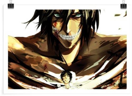 Eren and his Titan - Attack on Titan, Anime, Πόστερ, 30 x 20 εκ.