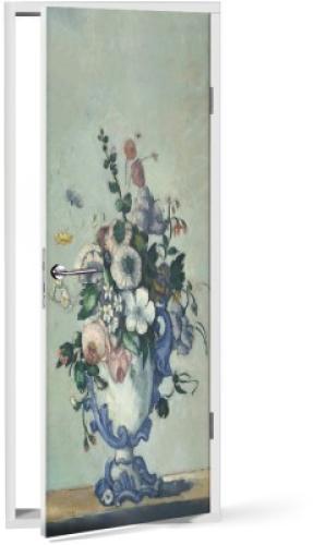 Flowers in a Rococo Vase, Cezanne Paul, Διάσημοι ζωγράφοι, 60 x 170 εκ.