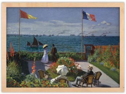 Κήπος στο Sainte-Adresse, Claude Monet, Διάσημοι ζωγράφοι, 30 x 20 εκ.