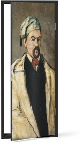 Portrait of a man in a blue cap, or uncle dominique, Cezanne Paul, Διάσημοι ζωγράφοι, 60 x 170 εκ.