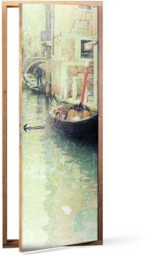 Βενετία, Vintage, Αυτοκόλλητα πόρτας, 60 x 170 εκ.