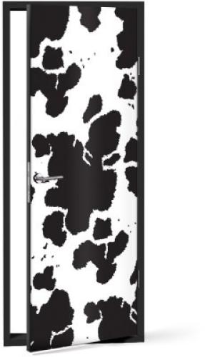 Εκτύπωση αγελάδας, Φόντο - Τοίχοι, Αυτοκόλλητα πόρτας, 60 x 170 εκ.