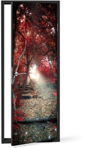 Κόκκινο μονοπάτι, Φύση, Αυτοκόλλητα πόρτας, 60 x 170 εκ.