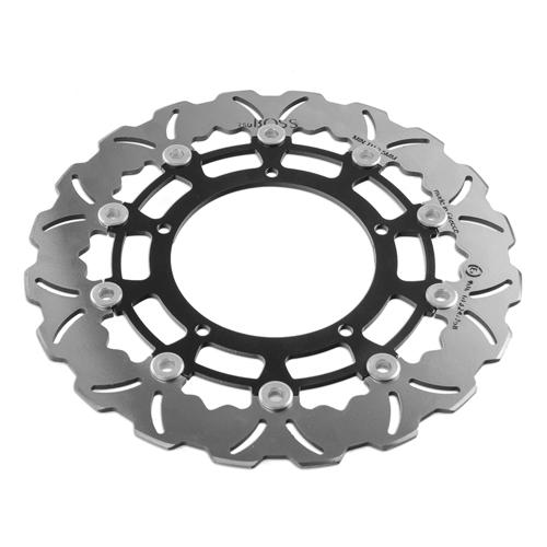 Tsuboss Front Brake Disc compatible with Yamaha R1 1000 Series (04-17) STX71D Wave2Open Front Brake Disc (Tsuboss - TBS-YMA-0616 Yamaha R1 1000 (16-17))