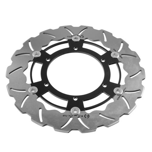 Tsuboss Front Brake Disc compatible with Yamaha XT X 660 (04-14) STX74D Wave2Open Front Brake Disc (Tsuboss - YMA-XTX-FDW)