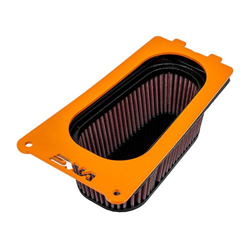 KTM SMC 690, Enduro Series (08-23) Air Cover Stage 2 and Filter Combo R-KT6SM16-S2-COMBO Air Filter Air Flow: 96.77 CFM, DNA Air Filter Air Flow: 146.10 CFM (DNA Filters - DNA-KTM-0307 KTM SMC 690 (08-23))