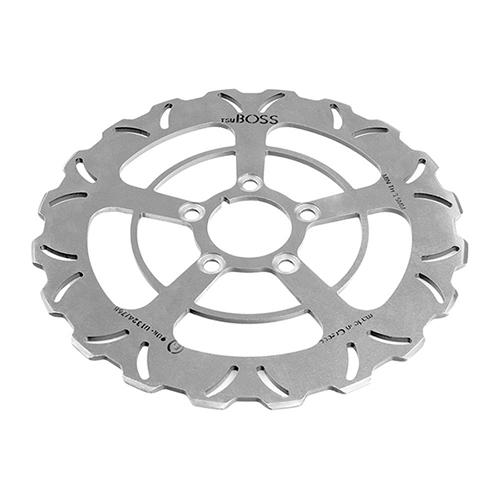 Tsuboss Rear Brake Disc compatible with Harley Davidson FXSTC Softail Custom 1584 (08-10) HD01R Wave2Open Rear Brake Disc (Tsuboss - TBS-HRL-0078 Wave Brake Disc)