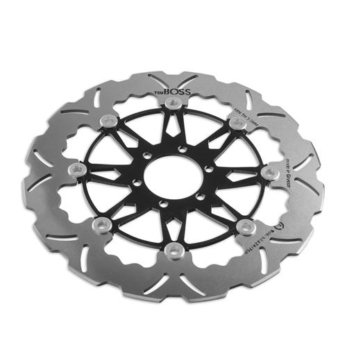 Tsuboss Front Brake Disc compatible with Ducati M Monster 696 Series (08-14) STX01D Wave2Open Front Brake Disc (Tsuboss - TBS-DUC-0656 Ducati M Monster 696 ABS (10-14))