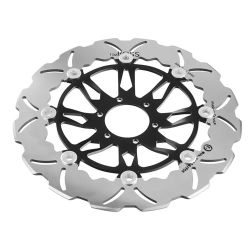 Tsuboss Front Brake Disc compatible with Honda CB 400 N (82-88) STX04D Wave2Open Front Brake Disc (Tsuboss - HND-CBN400-FDW)