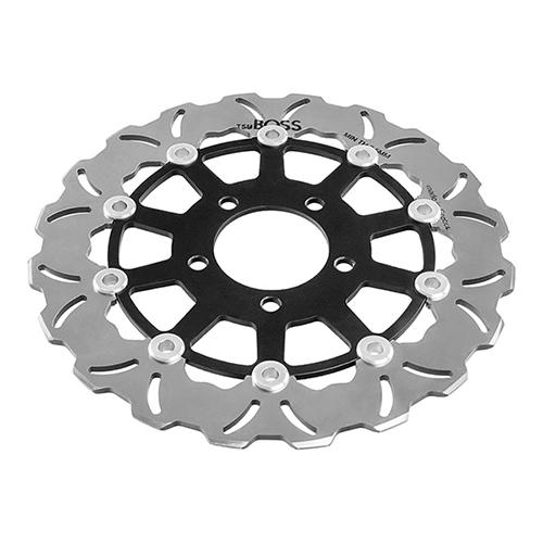 Tsuboss Front Brake Disc compatible with Suzuki SV 650 S (03-09) STX69D Wave2Open Front Brake Disc (Tsuboss - SUZ-SV650-FDW4)