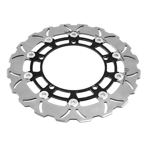 Tsuboss Front Brake Disc compatible with Triumph Speed Triple 1050 Series (08-13) STX102D Wave2Open Brake Disc (Tsuboss - TBS-TRM-0614 Triumph Speed Triple ABS 1050 (2011))