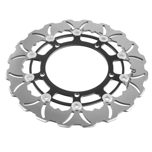 Tsuboss Front Brake Disc compatible with Yamaha MT-09 850 Series (14-19) STX46D Wave2Open Front Brake Disc (Tsuboss - TBS-YMA-0606 Yamaha MT 09 ABS 850 (14-19))