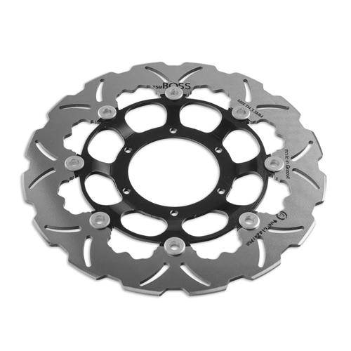 Tsuboss Front Brake Disc compatible with Honda CB 1284 (03-08) STX47D Wave2Open Front Brake Disc (Tsuboss - HND-CB1284-FDW)