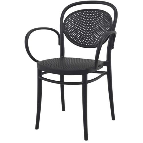 Καρέκλα, Marcel XL, 57x52x85 cm., Genomax - Λευκό