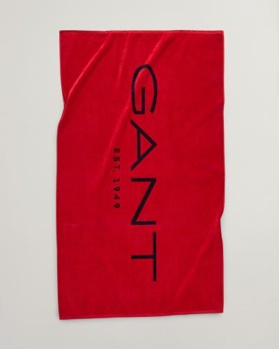 Πετσέτα Θαλάσσης Gant Βαμβακερή 180x100εκ. 852012911 241 Κόκκινη