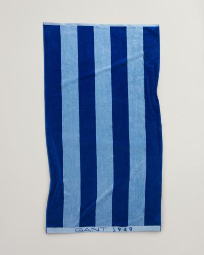 Πετσέτα Θαλάσσης Gant Βαμβακερή 180x100εκ. 852013111 400 Μπλε Ριγέ