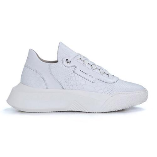 Ανδρικά Sneakers Makris 21X34 White Snake