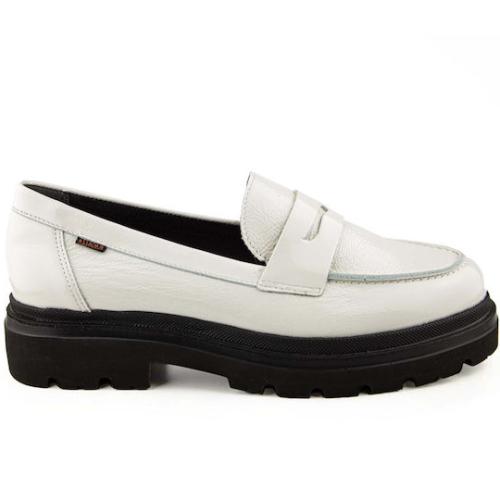 Γυναικεία Ανατομικά Παπούτσια Ragazza 0181 Λευκό Λουστριν