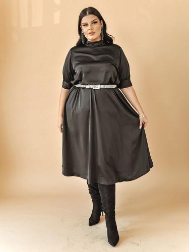 Vero Moda Φόρεμα Maxi Σατέν Μαύρο - Ostria