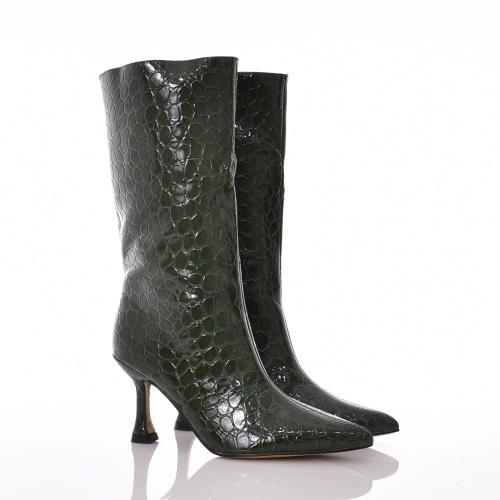 CORINA SNAKE VERDE BOOTS - M3945