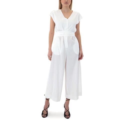 BELTED SHIRT JUMPSUIT WOMEN MOUTAKI