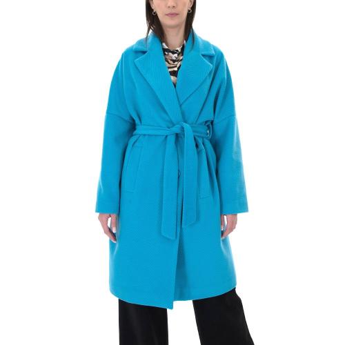 BELTED COMFORT FIT LONG COAT WOMEN MOUTAKI