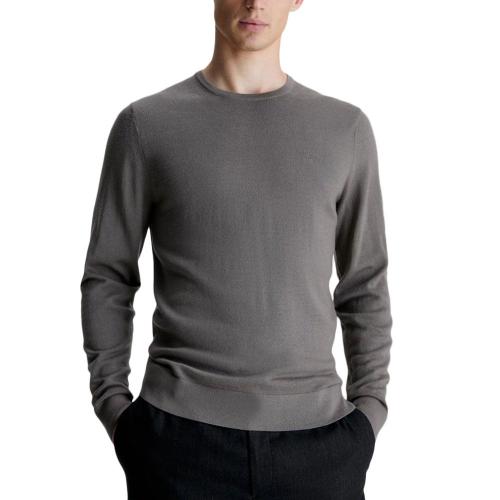 SUPERIOR WOOL CREW NECK SWEATER MEN CALVIN KLEIN