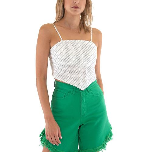 ONLSOPHIE STRAP STRIPE CROP TOP WOMEN ONLY