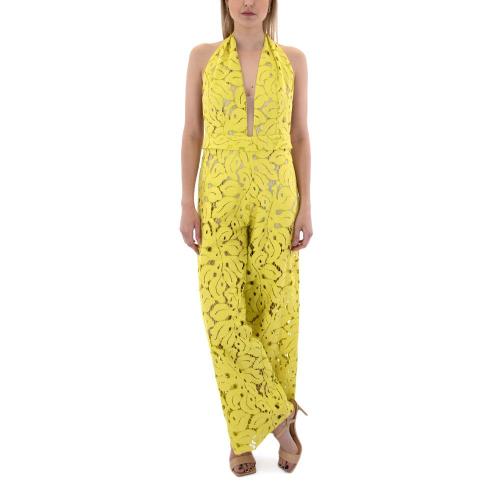 LACE SLEEVELESS JUMPSUIT WOMEN C.MANOLO