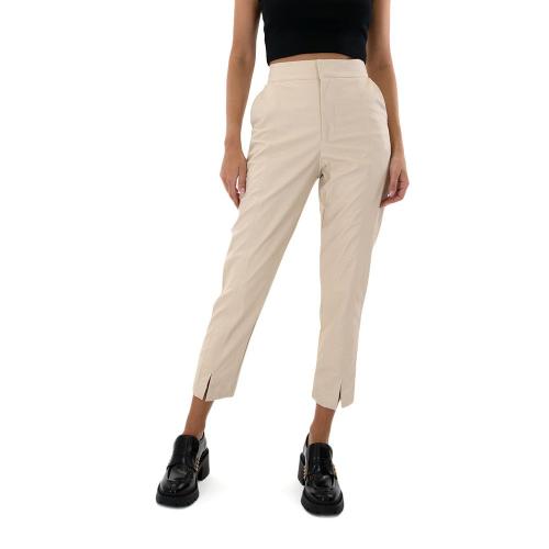 FAUX LEATHER HIGH WAIST SLOUCHY FIT PANTS WOMEN MY T WEARABLES