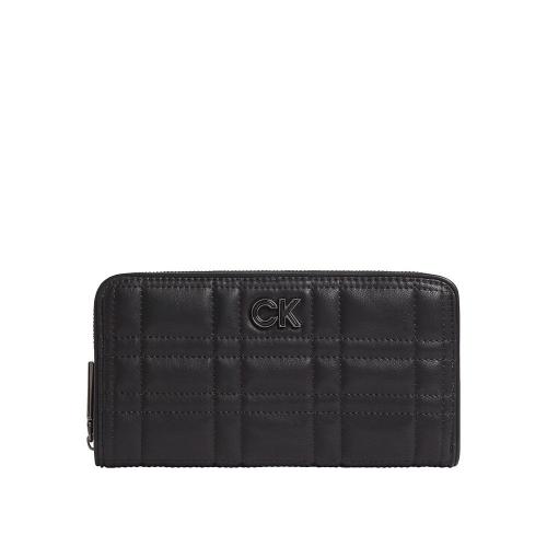 RE-LOCK QUILT ZIP AROUND LARGE WALLET WOMEN CALVIN KLEIN