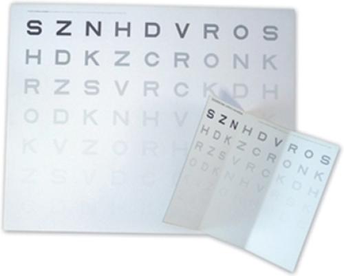 Κάρτα Οπτομετρίας Ευαισθησίας Αντίθεσης - Μακρινής Όρασης