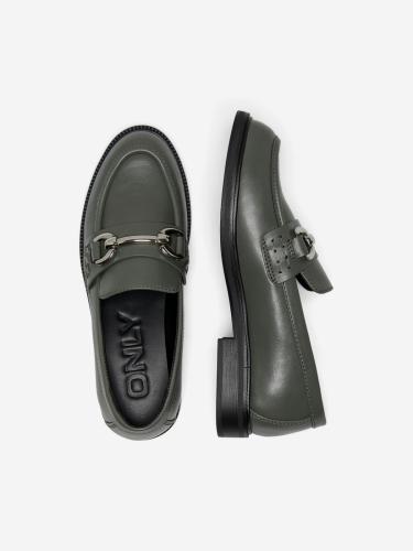 Loafers με μεταλλικό διακοσμητικό Only 15304719 - Λαδί