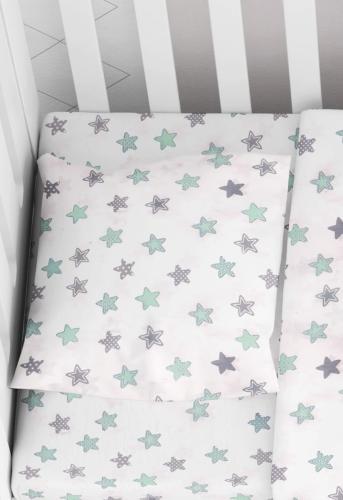 ΜΑΞΙΛΑΡΟΘΗΚΗ ΕΜΠΡΙΜΕ bebe Star 101 35Χ45 Green Cotton 100%