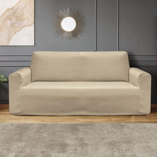 Ελαστικό κάλυμα τετραθέσιου καναπέ σε 5 χρώματα Beauty Home Sand