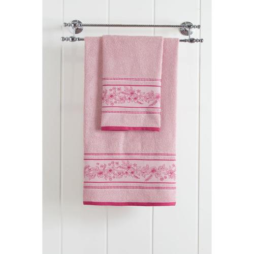Πετσέτα μπάνιου Art 3225 70x140 Ροζ Beauty Home Ροζ