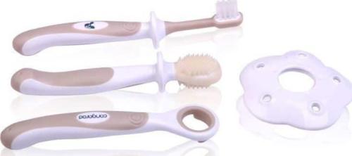 Σετ Οδοντόβουρτσες Σιλικόνης Toothbrush Set Cangaroo 3800146259792