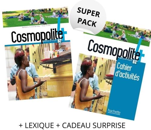 COSMOPOLITE 4 SUPER PACK (LIVRE + CAHIER + LEXIQUE + CADEAU SURPRISE)