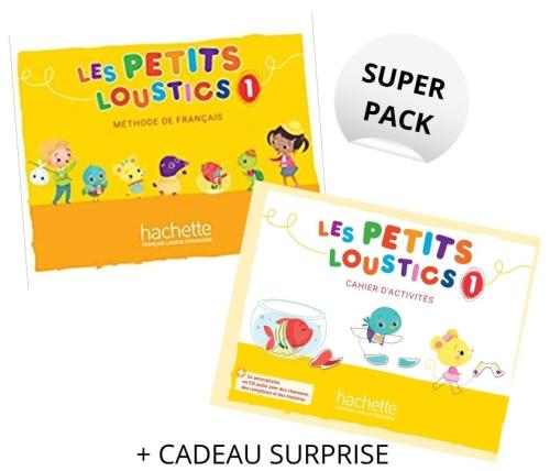 LES PETITS LOUSTICS 1 SUPER PACK (LIVRE + CAHIER + CADEAU SURPRISE)