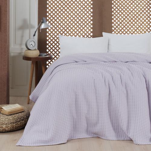 Πικέ υπέρδιπλη waffle Art 1990 Lilac 230x240 Λιλά Beauty Home Λιλά