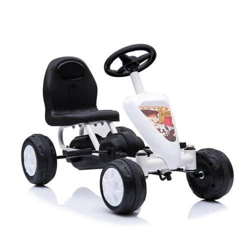 Παιδικό Αυτοκινητάκι με πετάλια Go Kart Colorado Moni White B003 3800146230234