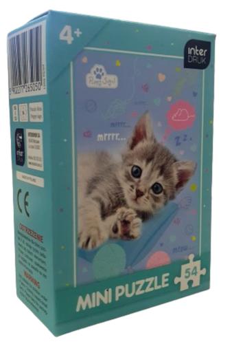 Puzzle Mini 54τμχ Cat Interdruk Mint 5902277265098