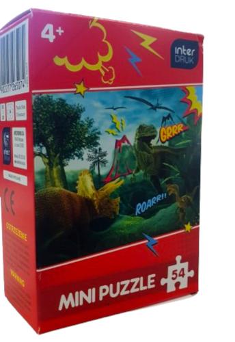 Puzzle Mini 54τμχ Dino Interdruk Red 5902277265098
