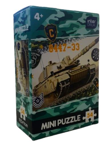 Puzzle Mini 54τμχ Tanks Interdruk Green 5902277265098