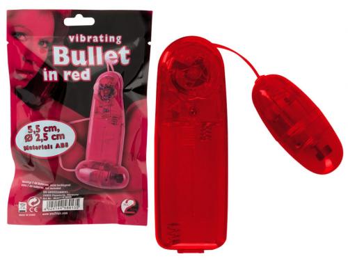 You2toys - Vibrating Bullet red 5,5cm Red