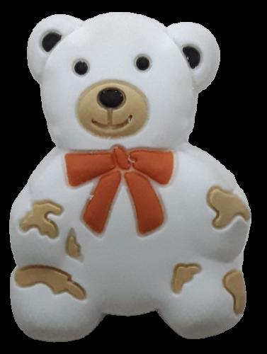 Πόμολο για παιδικό έπιπλο Beboulino Bear White 00000030011