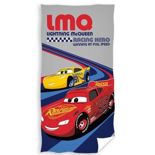 Πετσέτα μπάνιου-θαλάσσης Cars 100% βαμβακερή 70x140cm Carbotex CR211109