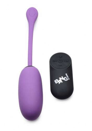 XR BRANDS - 28X PLUSH EGG + REMOTE CONTROL PURPLE PURPLE