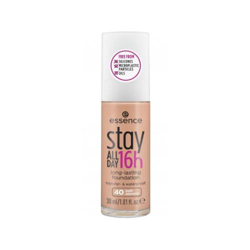 Essence Stay All Day 16h Long Lasting Foundation 30ml 40 Soft Almond