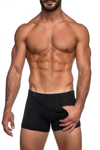 ΑΝΔΡΙΚΟ BOXER INIZIO ΜΕ ΕΣΩΤΕΡΙΚΟ ΛΑΣΤΙΧΟ 2 PACK 4499 ΜΑΥΡΟ